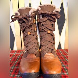 Timberland Brown Lace-Up Winter Boots